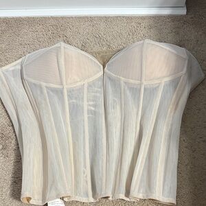 Elegant Sheer Corset Top